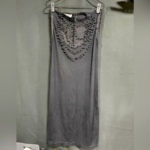 Valentino Hiver 2008 Collection Black Dress With Sheer See-Through Front